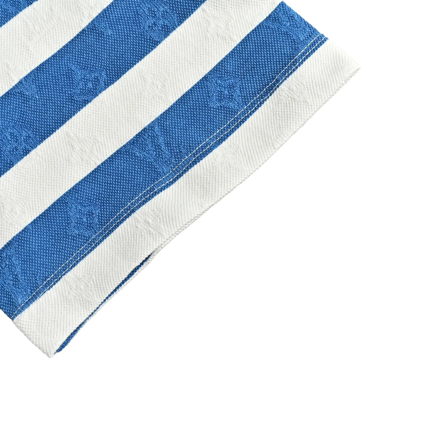 Louis Vuitton/Louis Vuitton 25Blue letter logo printed short-sleeved Louis Vuitton/Louis Vuitton blue striped polo Polo short-sleeved